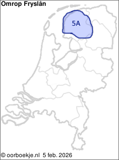 in Friesland op kanaal 5A