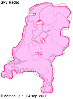 in heel Nederland op kanaal 11C